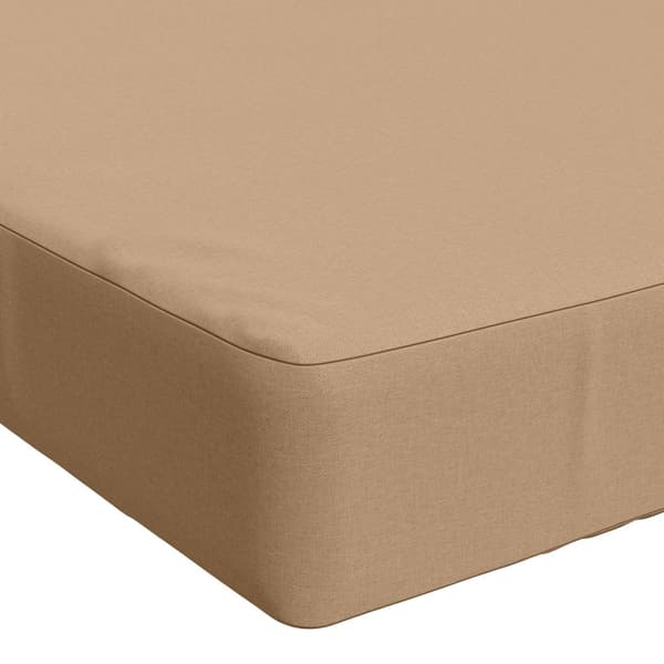 Bänk kudde SOEST 100% Polyester Sand 120 x 40 x 8 cm