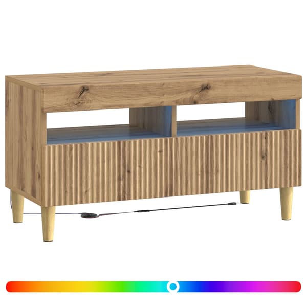 LED TV-skåp Artisan-ek Konstruerat trä