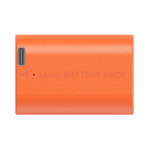 SmallRig 5407 Camera Battery USB-C Rechargable Canon LP-E6P Orange