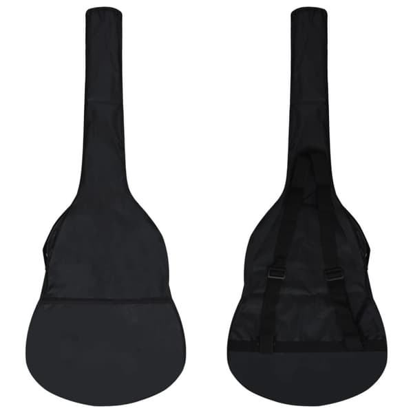 Klassisk gitarr för nybörjare 8 delar svart 1/2 34"