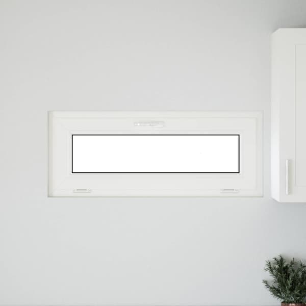 Källarfönster RISOR 110 x 40 cm PVC och glas Antracit