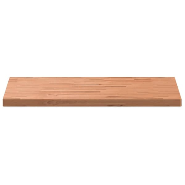 Bordsskiva 100x60x4 cm rektangulär massivt bokträ