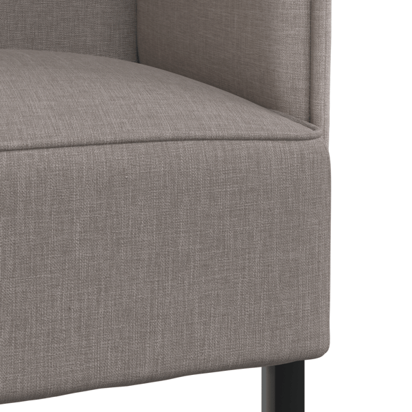 Hög Ryggsoffa 101cm Taupe tyg