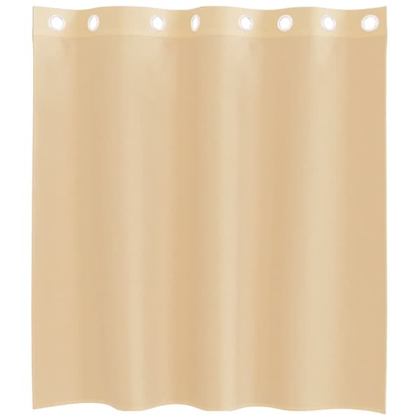 Voile gardiner med genomföringar 2 st sand