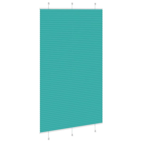 Plisserad persienn bensingrön 115x200 cm tyg bredd 114,4cm