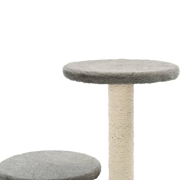 Klösträd med sisalpelare 60 cm grå