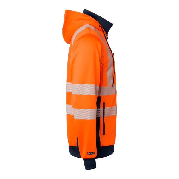1729 Sweat Fluorescent orange/navy Unisex