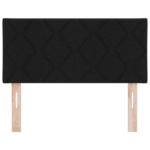 Huvudgavel Svart 100 cm tyg