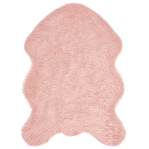 Fuskfäll matta TAFALLA Rosa 60 x 90 cm Polyester