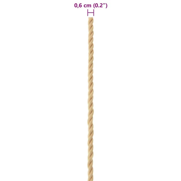 Båtsnöre 250 m 0.6 Naturlig PP