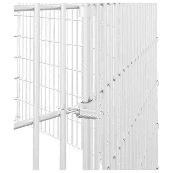 Husdjursbur 10-panel 54x100 cm galvaniserat järn
