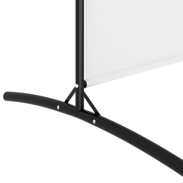 Rumsavdelare 4 paneler vit 698x180 cm tyg