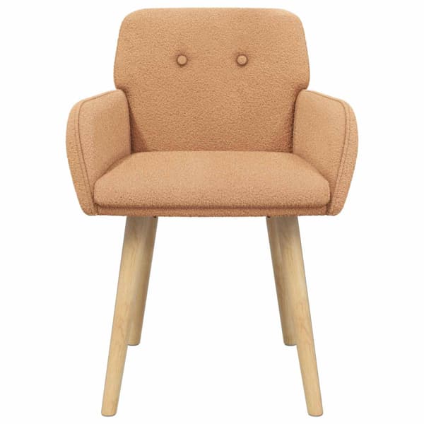 Matstolar 2 pcs Bouclé Beige 59 x 57 x 85 cm
