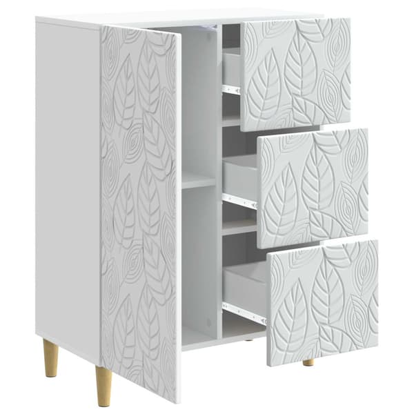 Sideboard Vit 66 x 34,5 x 90 cm Konstruerat trä