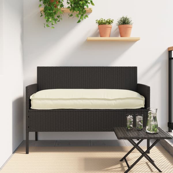 Kudde Kräm 120 x 50 x 12 cm Oxford Tyg