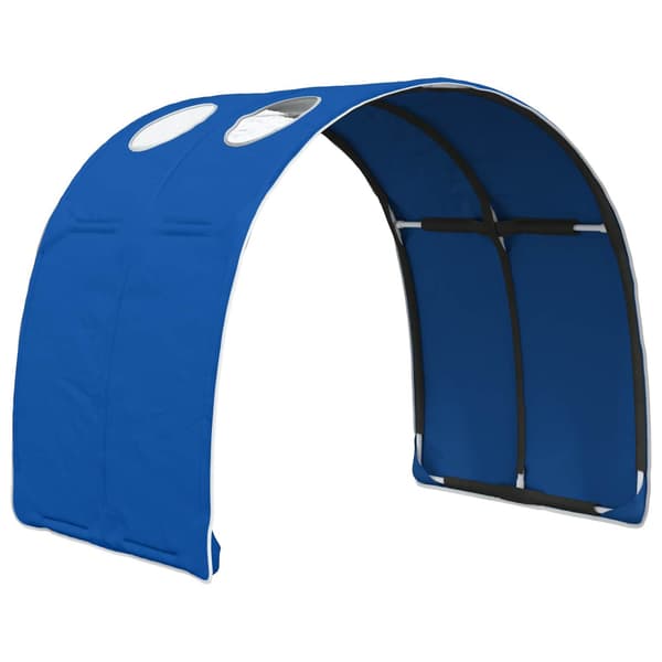 Sängtunnel 2 pcs Blå 211 x 67,5 x 2 cm Polyester
