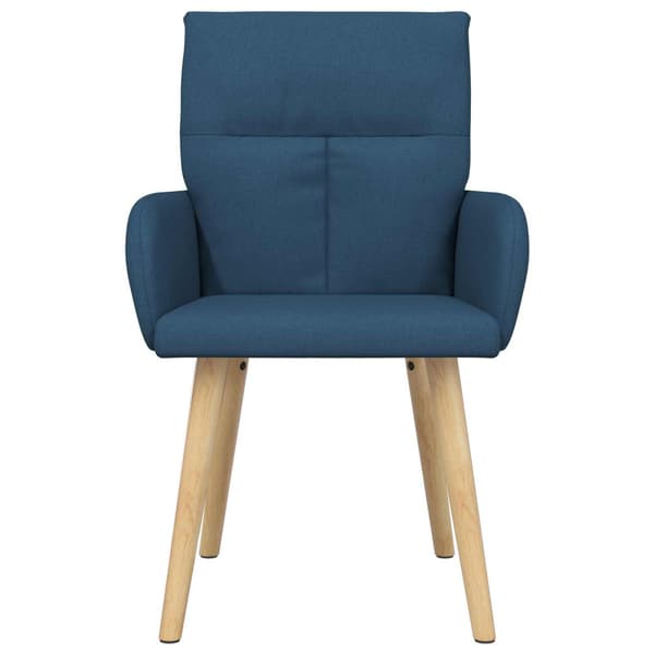 Matstolar 2 pcs Tyg Blå 60 x 56 x 96 cm