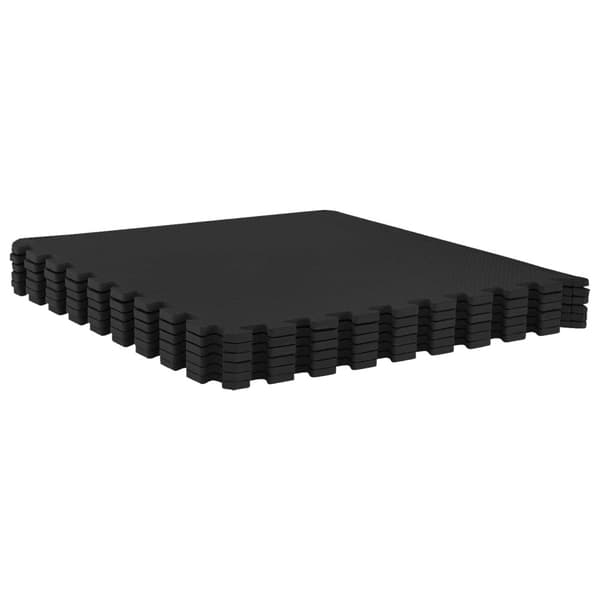 Golvmatta 40 pcs Svart 14,4 m² EVA-skum