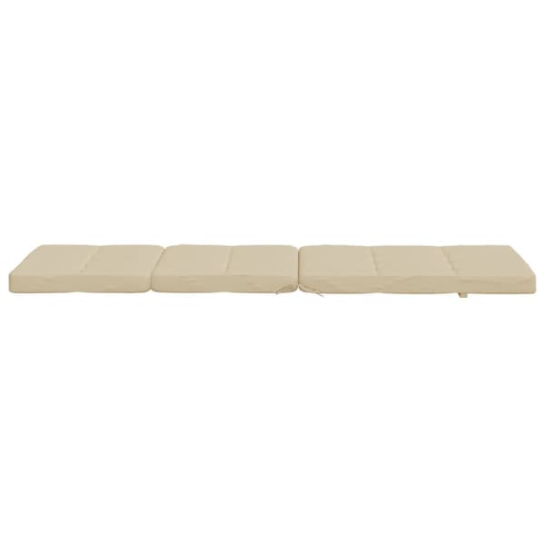 Stolsdynor för däckstolar 2 st beige oxfordtyg