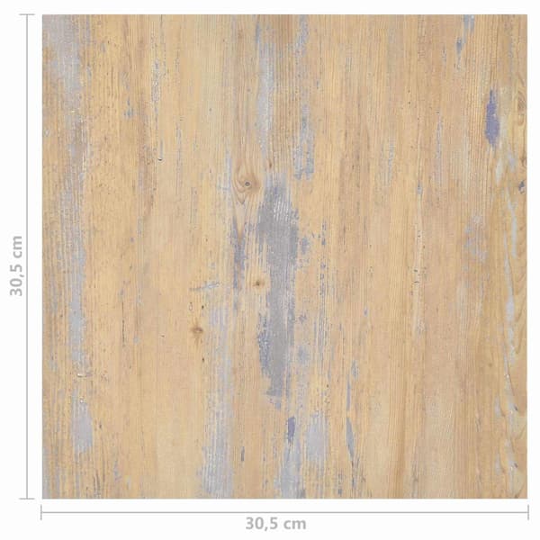 Golvplankor 55 pcs Brun 5,11 m² PVC