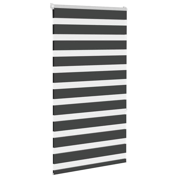 Rullgardin zebra svart 70x150 cm tyg bredd 65,9 cm polyester
