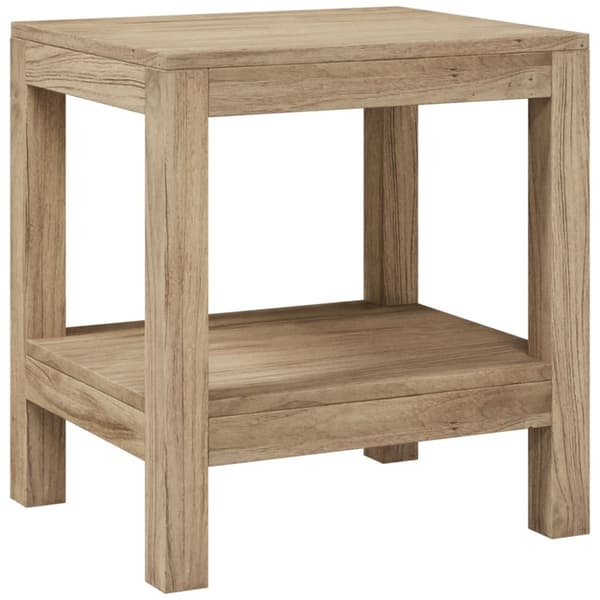 Sidobord för badrum 45x35x45 cm massiv teak