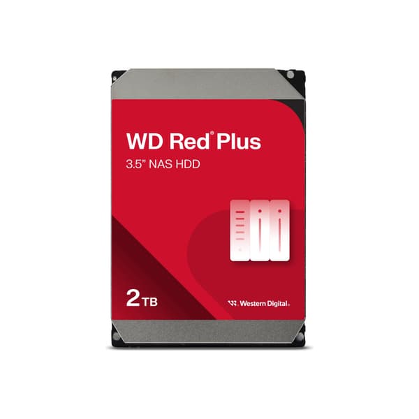 WD Red WD20EFPX - hårddisk - 2 TB - SATA 6Gb/s