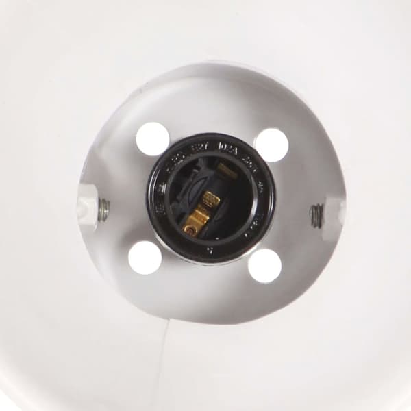 Industriell vägglampa vit 45x25 cm E27