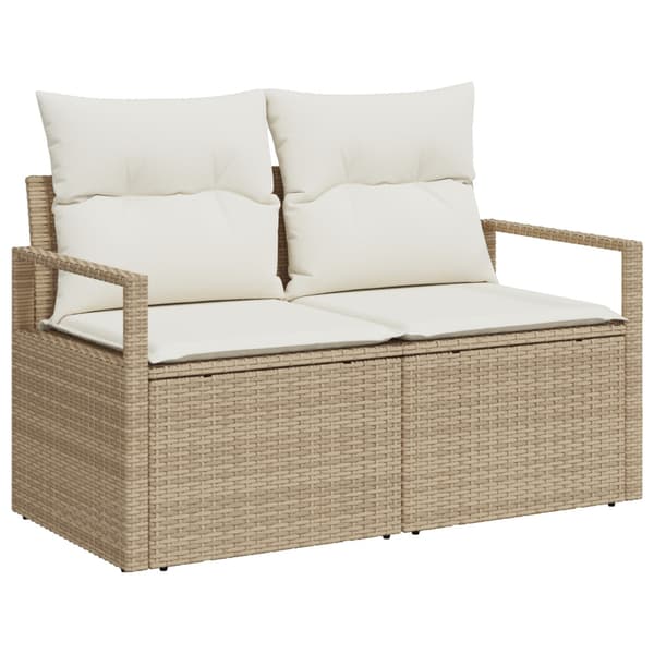 Soffset 6 st Beige konstrotting