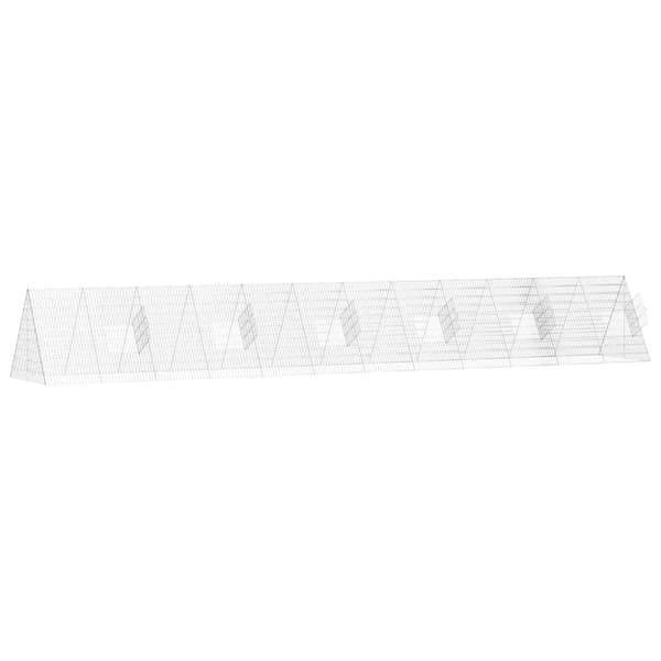 Hönshus Silver 650 x 100 x 85 cm Galvaniserat Stål
