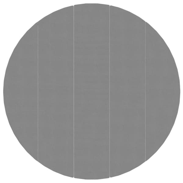 Bottenmatta ljusgrå Ø550 cm polyester geotextil