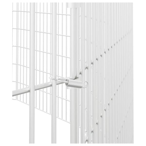 Husdjursbur 12-panel 54x80 cm galvaniserat järn