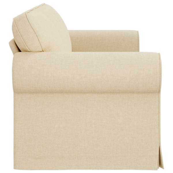 Soffa Kräm 215 x 82 x 80 cm tyg