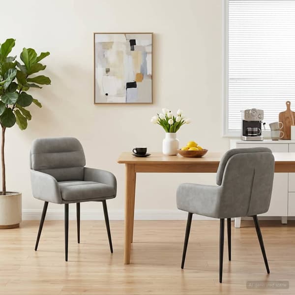 Matstolar 2 pcs Sammet Ljusgrå 59 x 59,5 x 90 cm