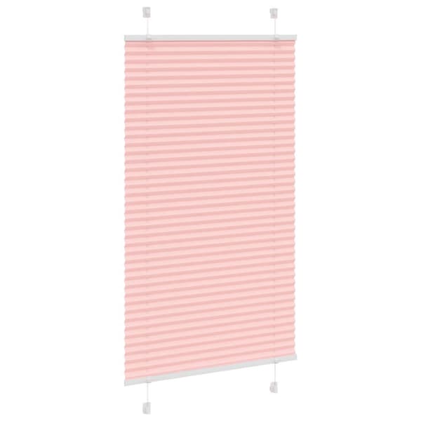 Plisserad persienn rosa 70x100 cm tyg bredd 69,4 cm polyester