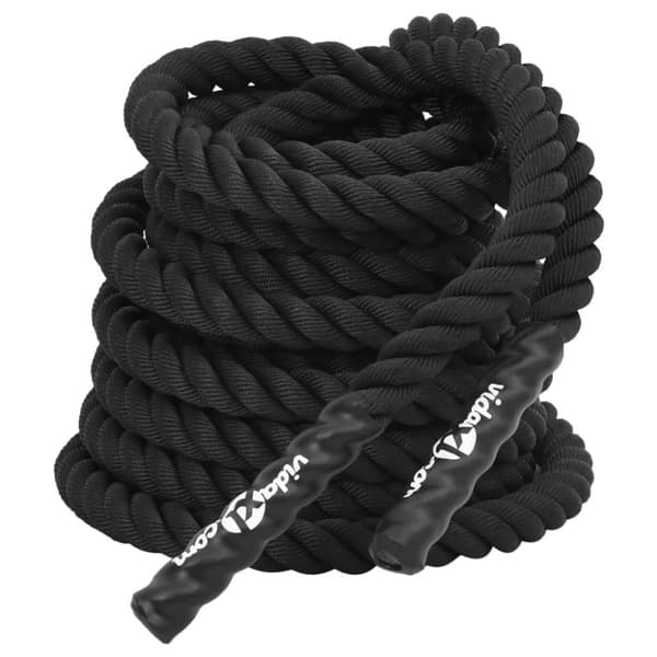 Stridsrep svart 15 m 11 kg polyester