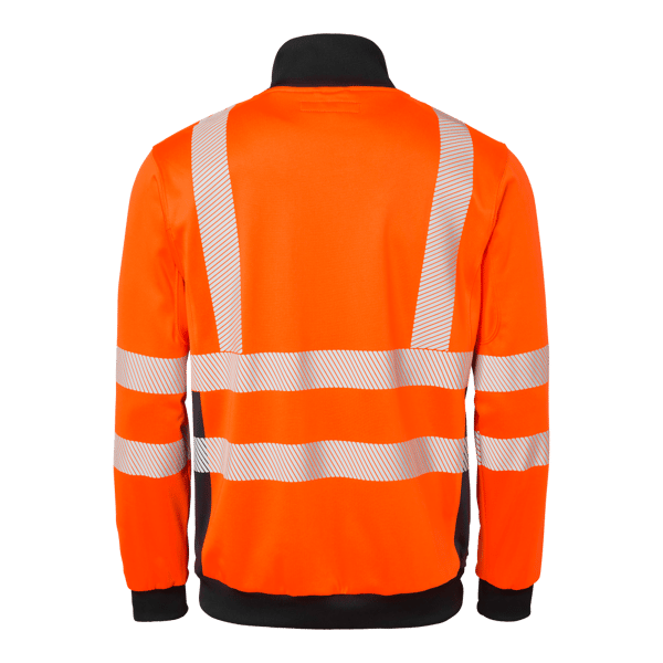 1529 Sweat Fluorescent orange/navy Unisex