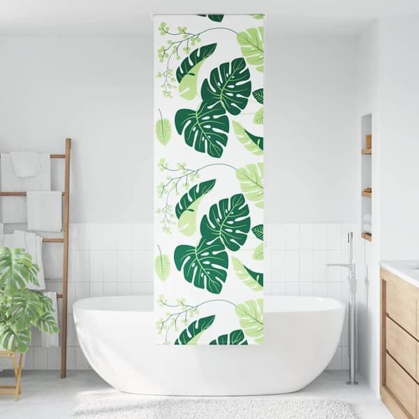 Rullgardin för dusch 80x240 cm tyg bredd 76 cm