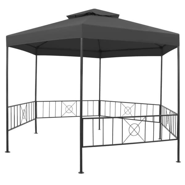 Paviljong 323x275x265 cm antracit