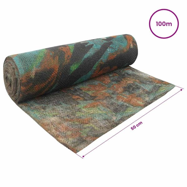 Juterrulle Kamouflage 50 x 10000 cm