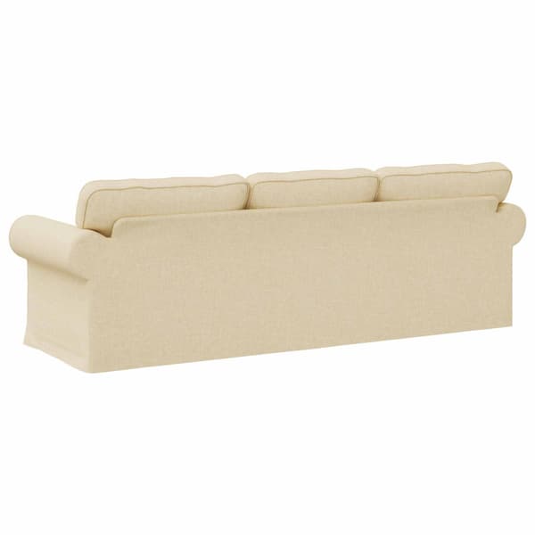 Soffa Kräm 245 x 82 x 80 cm tyg