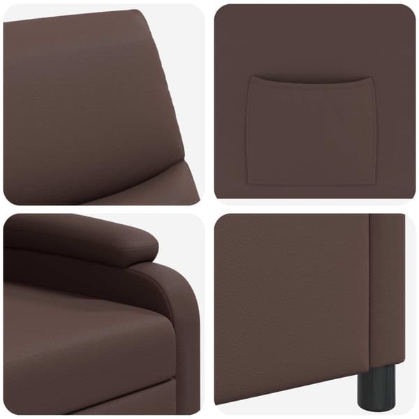 Recliner Brun Konstläder