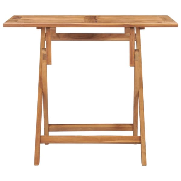 Hopfällbart trädgårdsbord 90x60x75 cm massiv teak