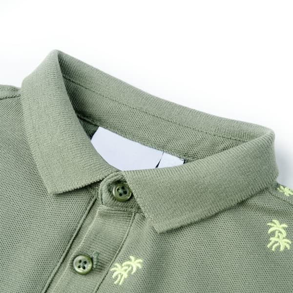 Pikétröja för barn khaki 116