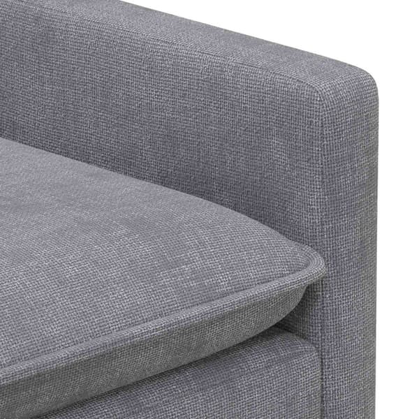 Soffa Ljusgrå 156 x 81 x 87,5 cm Polyester
