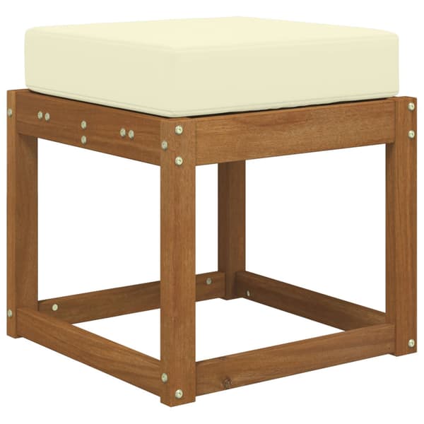 Utomhus sitskudde Kräm 40 x 40 x 8 cm 100% Polyester