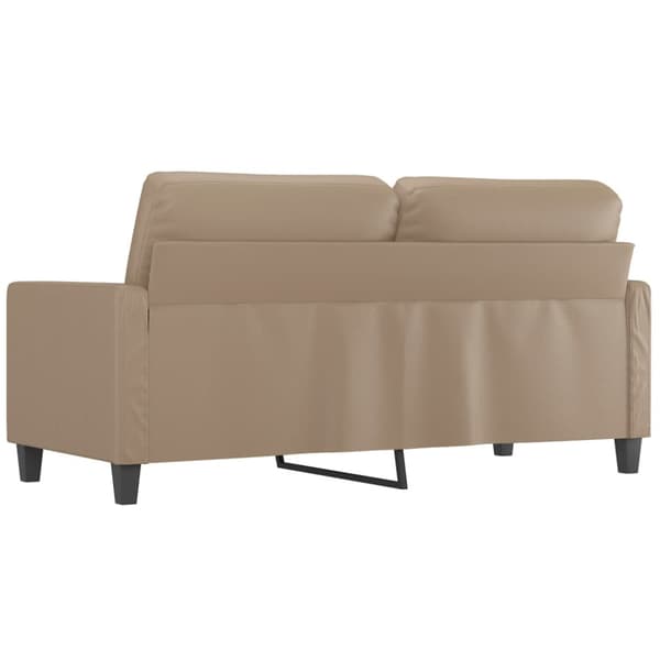 2-sitssoffa cappuccino 140 cm konstläder