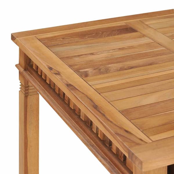 Matbord 80x80x80 cm massiv teak