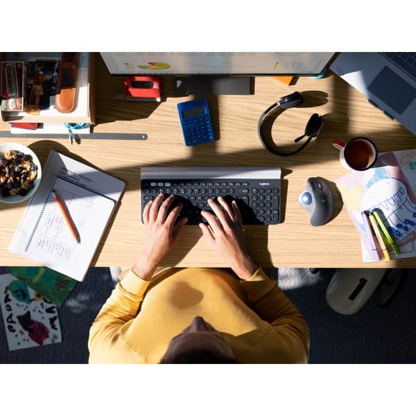 Logitech ERGO M575 for Business datormöss högerhand Trådlös RF + Bluetooth Styrkula 2000 DPI