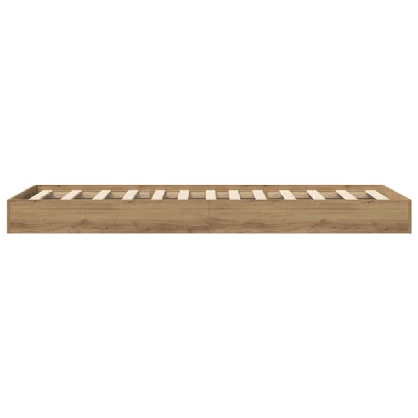 Golvsängsram Artisan-ek 80 x 200 cm Konstruerat trä